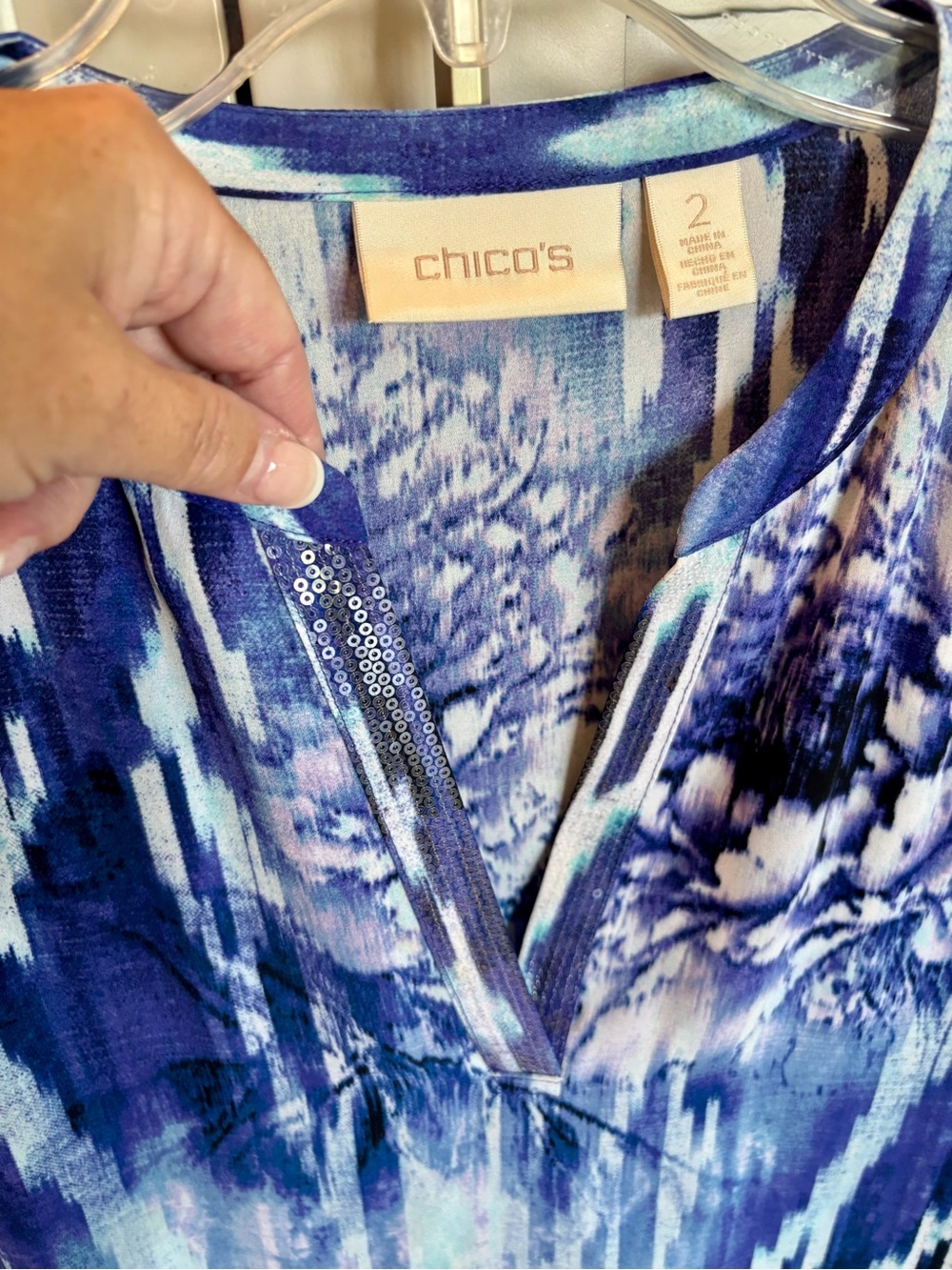 Chico’s tunic top